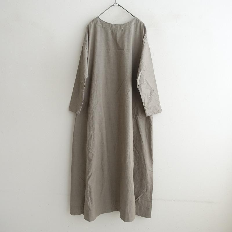 Yoli ボートネックワンピース グレー サイズ2 2024/SS/定価3.6万】ヨリ Yoli *ボートネックワンピース*2グレーシャツ