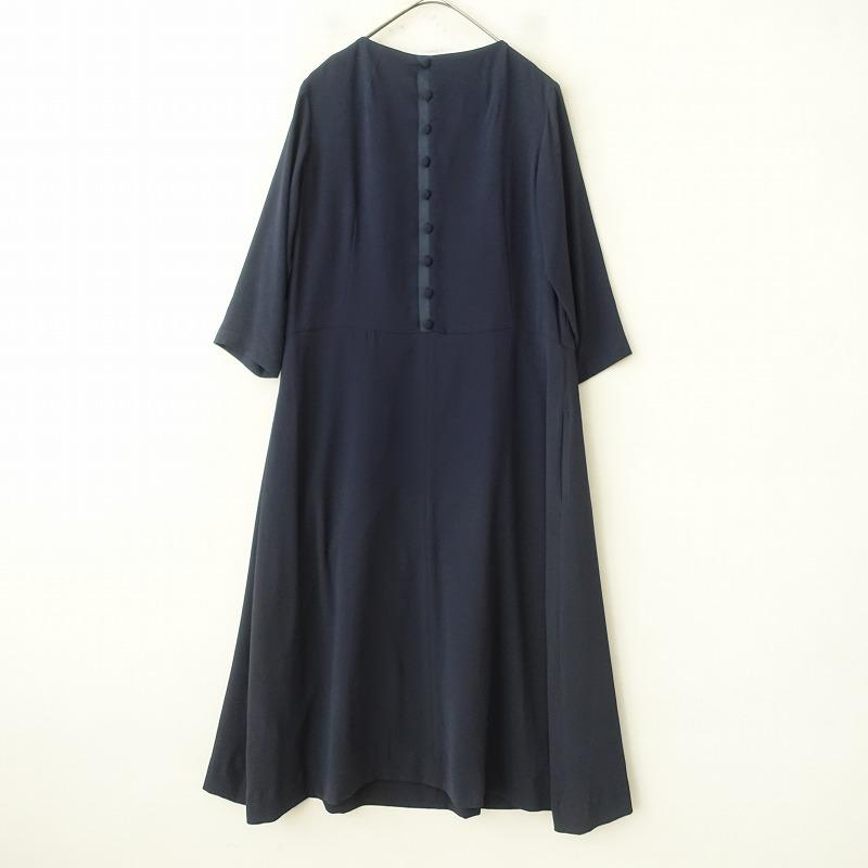 グランマママドーター 七分袖 ワンピース ブラック　黒 グランマママドーター 七分袖 ワンピース ブラック 黒 GRANDMA