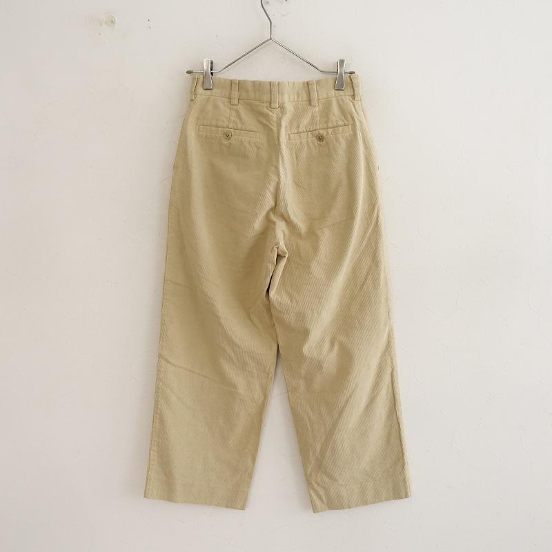 YAECA（ヤエカ） *69654 CORDUROY PANTS CREASED コーデュロイパンツ
