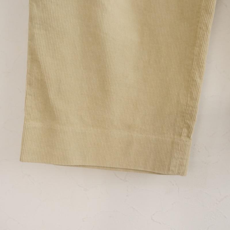 YAECA（ヤエカ） *69654 CORDUROY PANTS CREASED コーデュロイパンツ