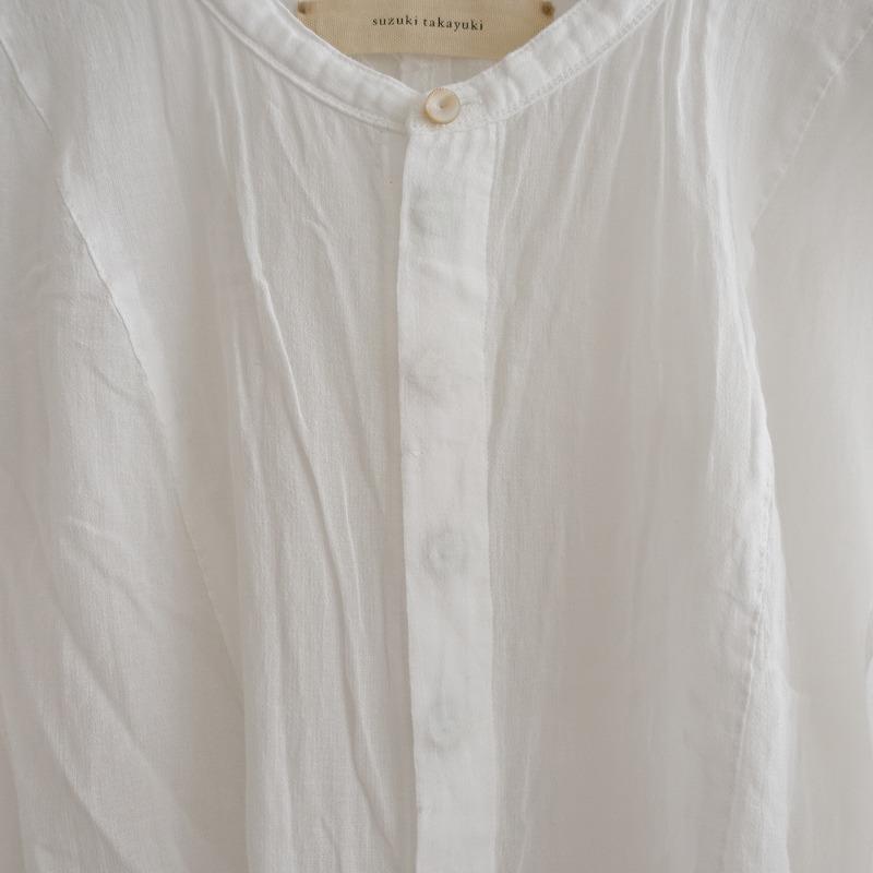 ねむい⭐︎新品未使用⭐︎ suzuki takayuki ブラウス suzuki takayuki スズキタカユキ puff-sleeve blouse [T001-12/ginkgo]