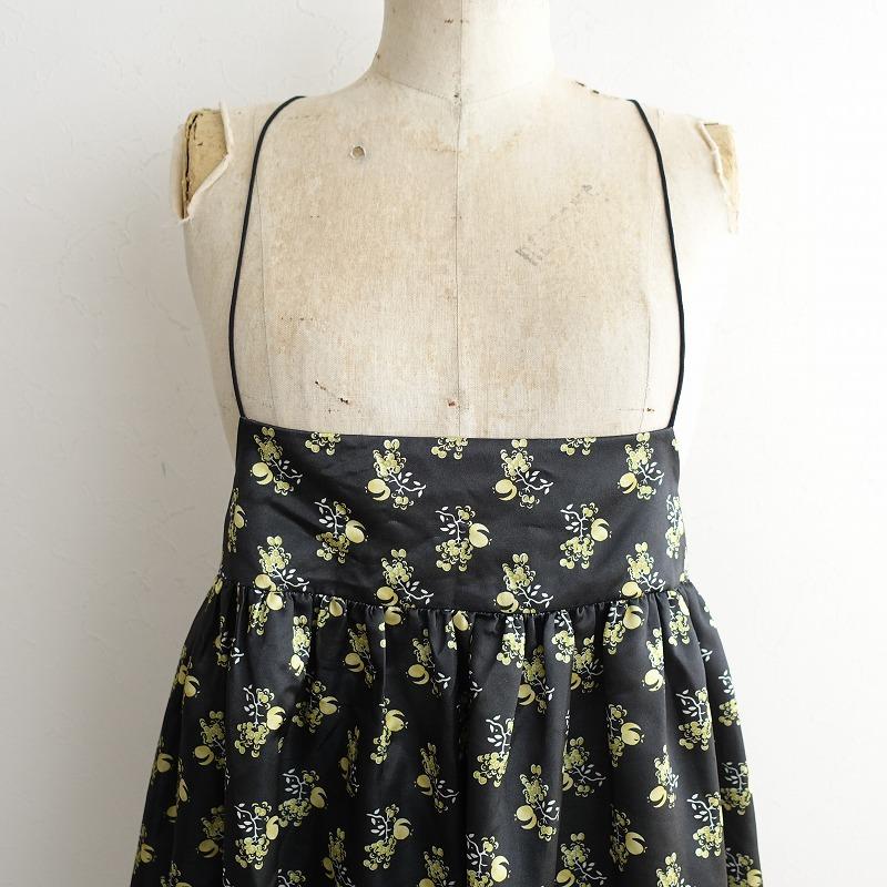 定価2.8万】ソレイアード SOULEIADO *ポリエステルプリントギャザー