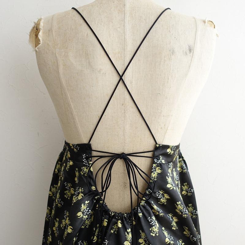 定価2.8万】ソレイアード SOULEIADO *ポリエステルプリントギャザー