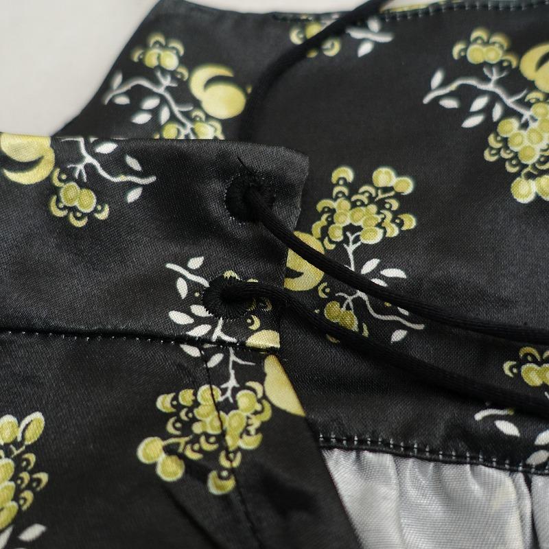 定価2.8万】ソレイアード SOULEIADO *ポリエステルプリントギャザー