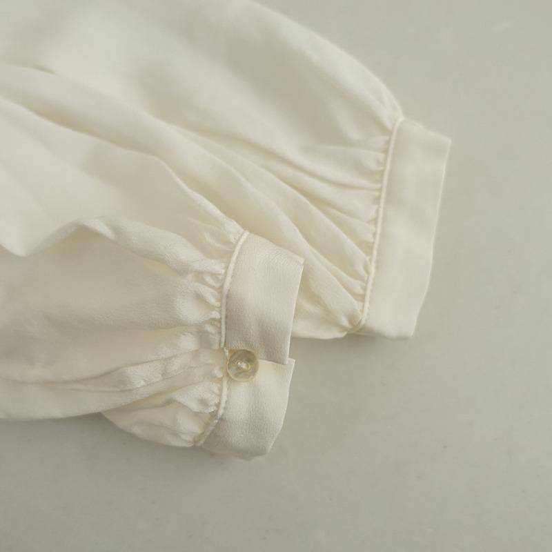 humoresque 【美品/2024/SS/定価4.9万】ユーモレスク *シルクギャザー 