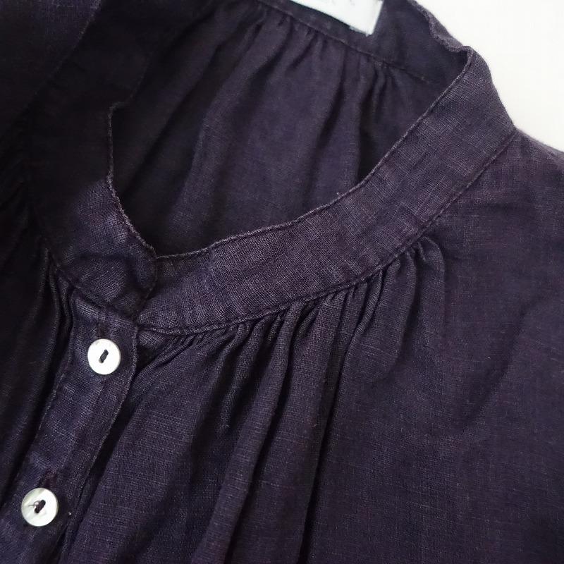 フォグリネンワーク fog linen work *リネンスタンドカラーシャツ