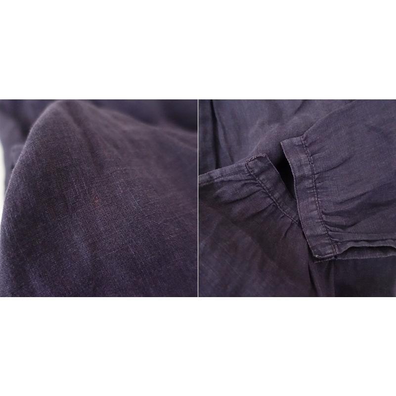 フォグリネンワーク fog linen work *リネンスタンドカラーシャツ