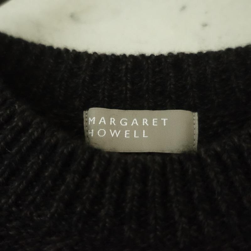 MARGARET HOWELL（マーガレットハウエル） *カシミヤ混ケーブルニット