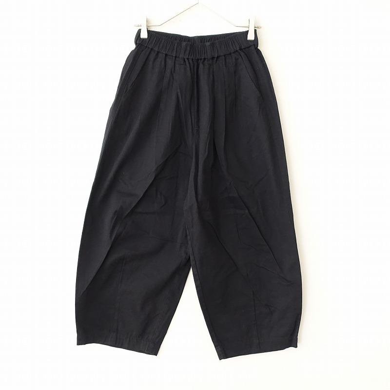 定価1.6万】TANDEY 休日と詩 *ニューボンボンパンツ*黒ブラック無地