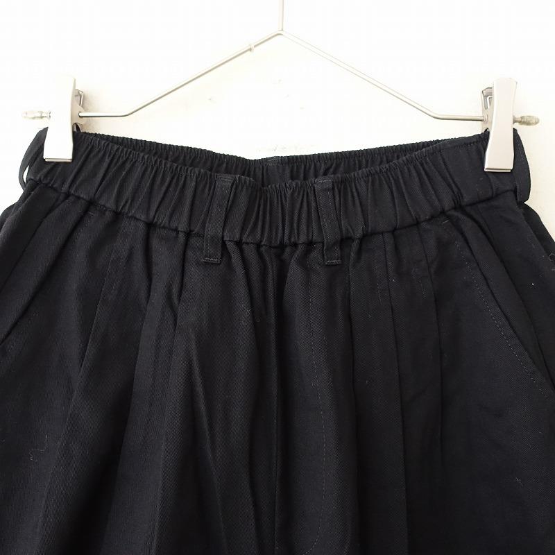 定価1.6万】TANDEY 休日と詩 *ニューボンボンパンツ*黒ブラック無地
