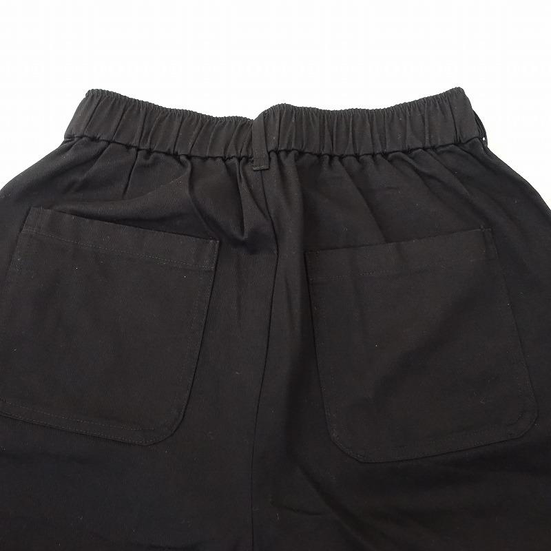 定価1.6万】TANDEY 休日と詩 *ニューボンボンパンツ*黒ブラック無地