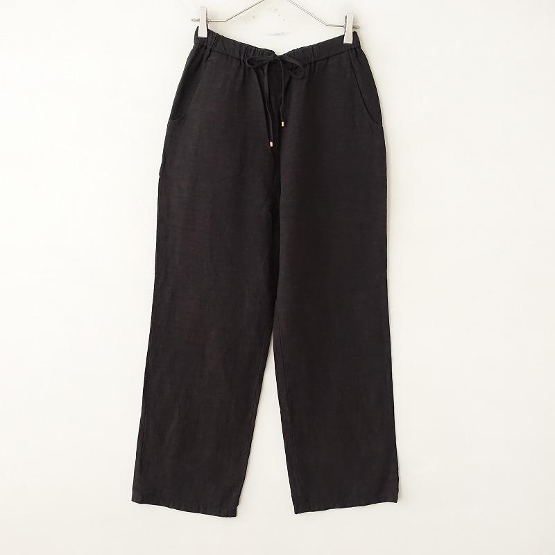 【美品】完売品 Мサイズ IENA BLACK デニム IENA（イエナ） 【2024/SS/定価1.7万】イエナ *リネンレーヨンイージー