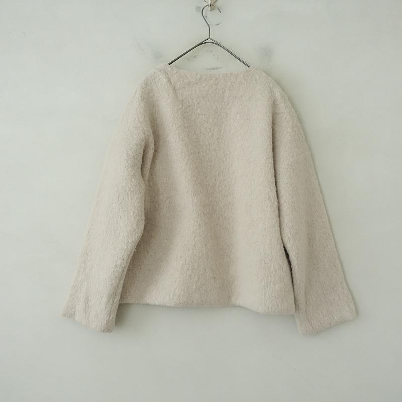 アプントビー 23AW アルパカ起毛プルオーバー / クルーネックトップス アプントビー 23AW アルパカ起毛プルオーバー / クルーネックトップス