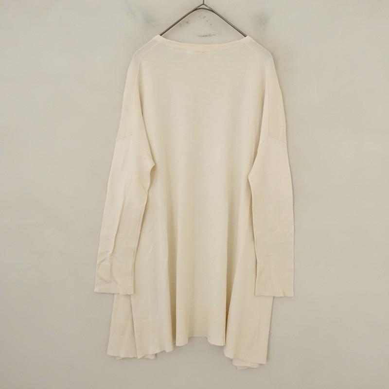 PRISTINE（プリスティン） *ニットロングカーディガン*エクリュ無地