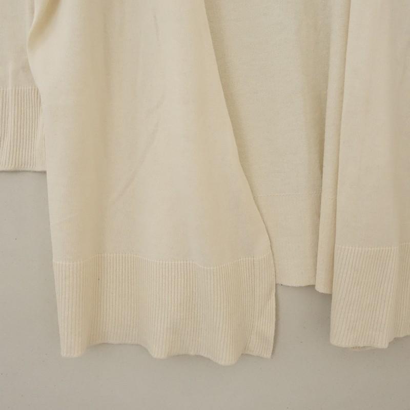 PRISTINE（プリスティン） *ニットロングカーディガン*エクリュ無地