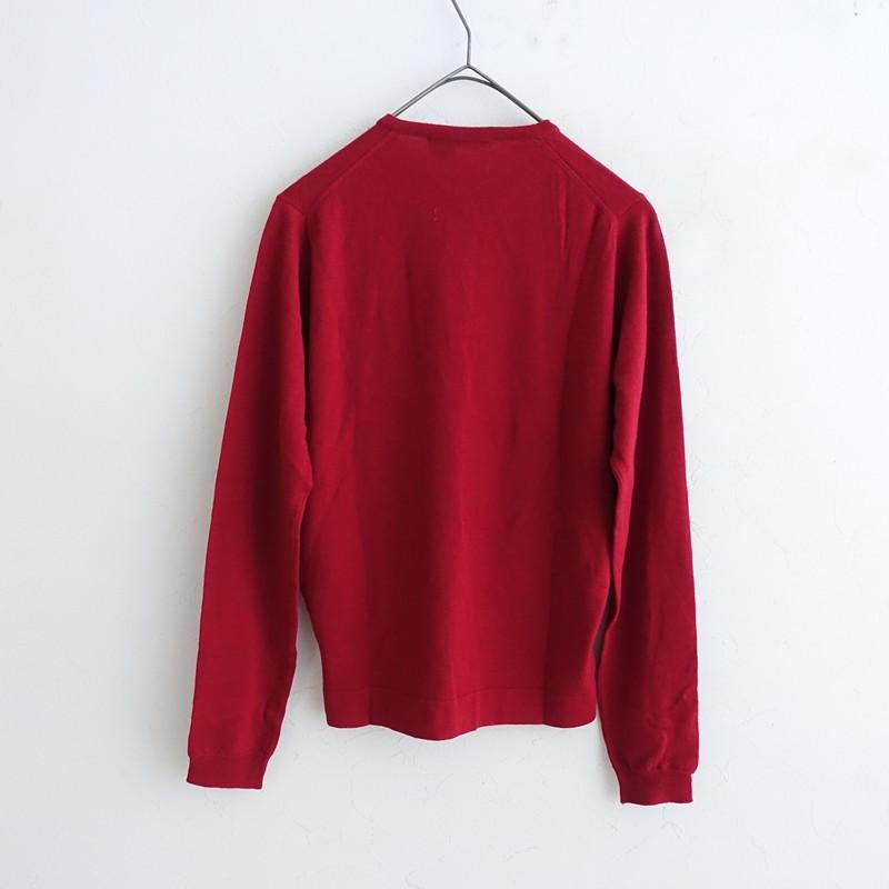 JOHN SMEDLEY 赤 カーディガン S JOHN SMEDLEY 赤 カーディガン S