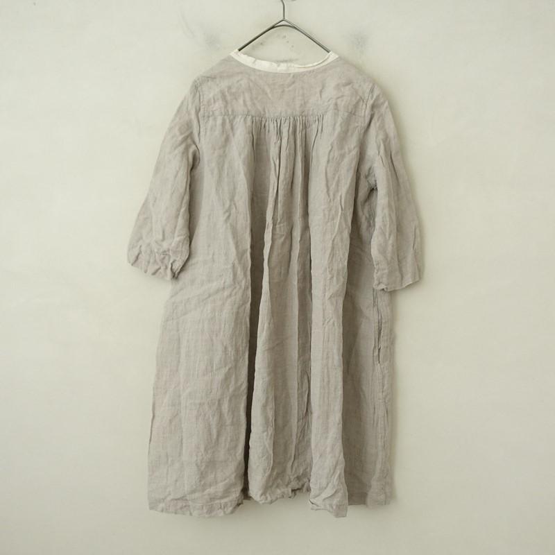 Vlas Blomme（ヴラスブラム） *リネン7分袖チュニックシャツ*1