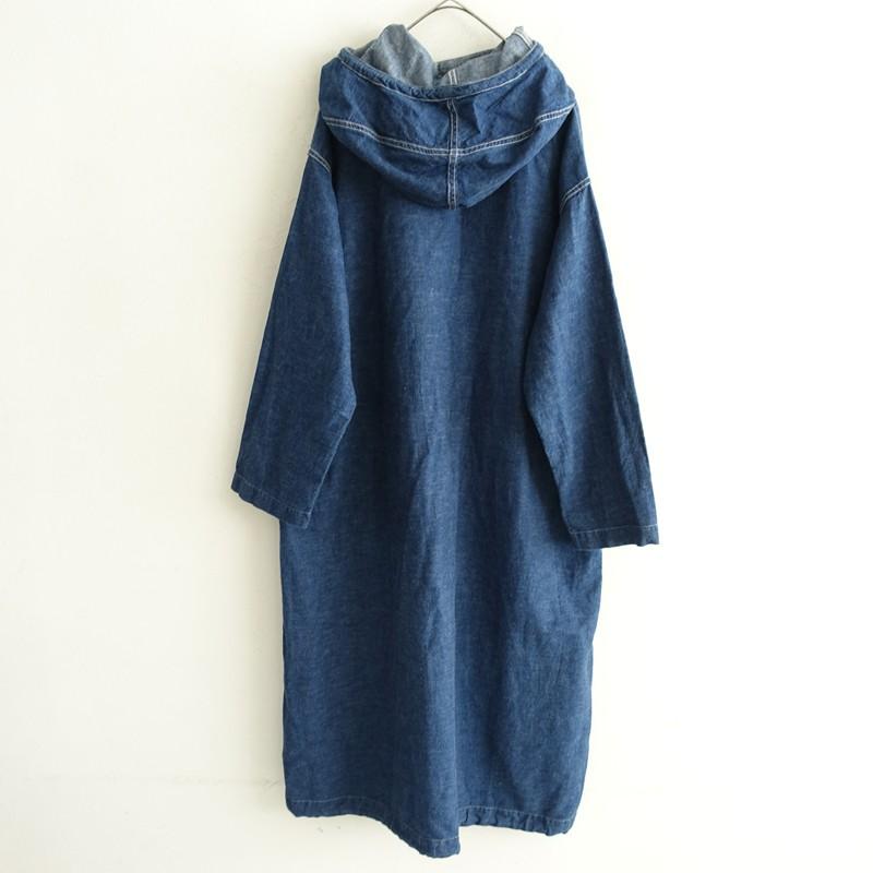 orSlow（オアスロウ） *コットンサルベージフードロングワンピース