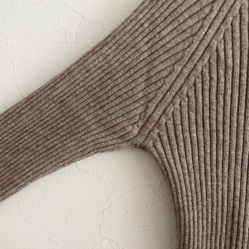 PRISTINE（プリスティン） *オーガニックコットンヤクリブニット