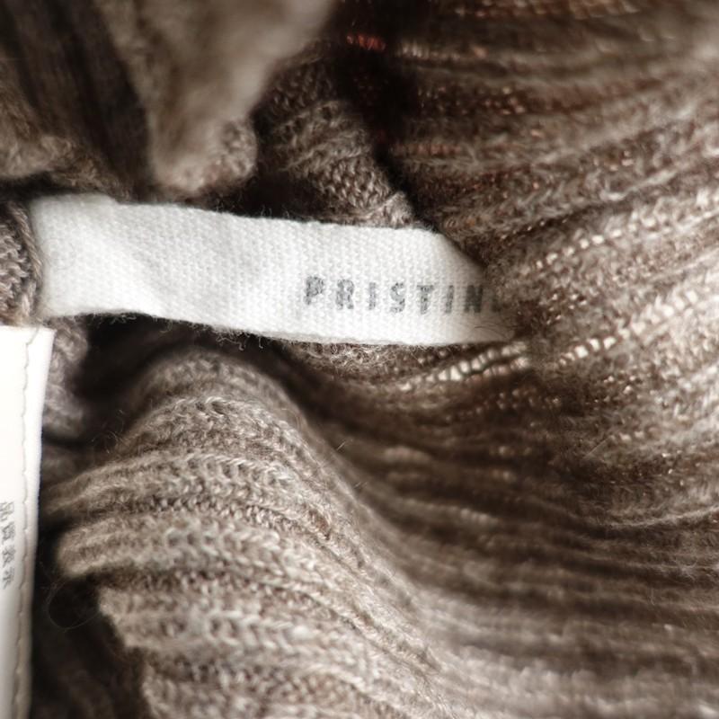 PRISTINE（プリスティン） *オーガニックコットンヤクリブニット
