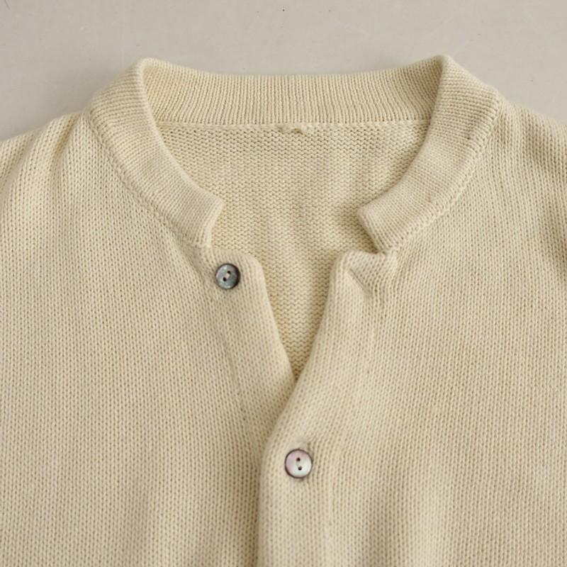 パラスパレス Pal'las Palace *コットンニットカーディガン*Fクリーム