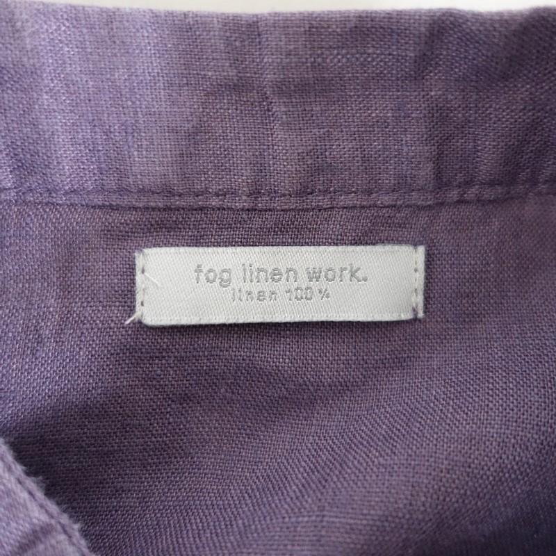 フォグリネンワーク fog linen work *リネンワンピース*ライトパープル