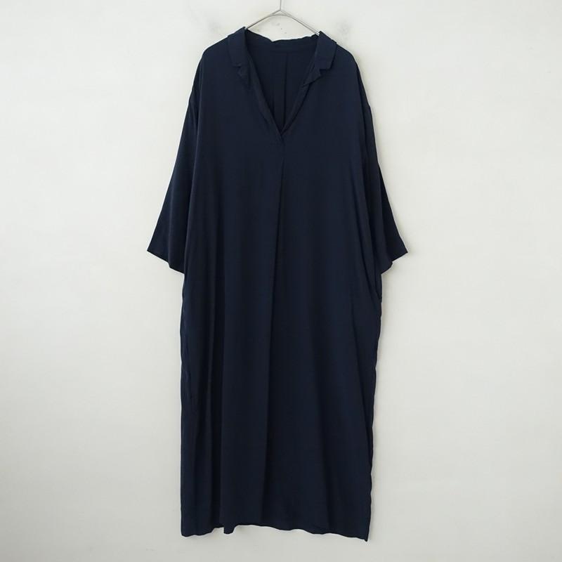 ダニエラグレジス DANIELA GREGIS *シルク8分袖スキッパーシャツ