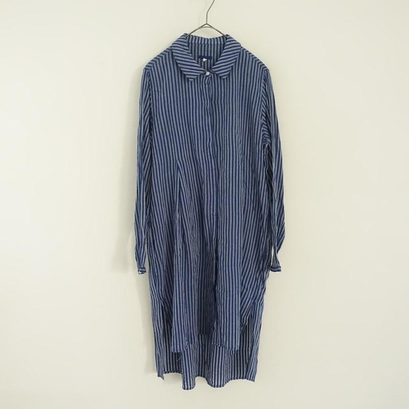 Veritecoeur（ヴェリテクール） *コットンストライプシャツワンピース