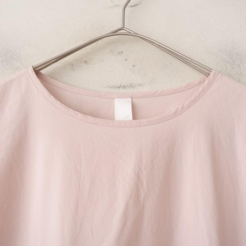 ヨリ Yoli *コットンプルオーバーワンピース*スモーキーライトピンク