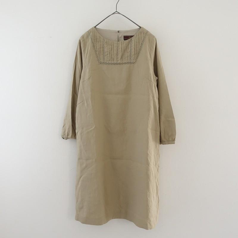 リゼッタ Lisette La petite robe noire *シルクリネンピンタック