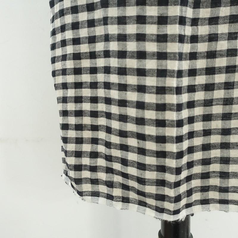 ダニエラグレジス DANIELA GREGIS *リネンギンガムチェックエプロン