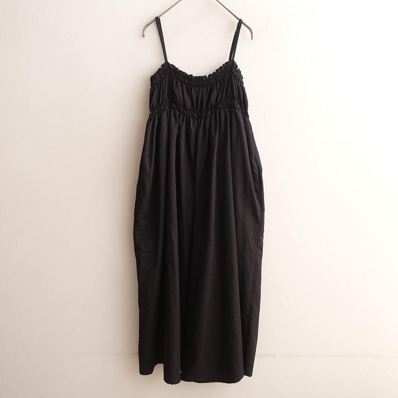 美品！タグ付き！ ナチュラルバイクリップ リネンフリルオールインワン ブラック 美品！タグ付き！ ナチュラルバイクリップ リネンフリルオールインワン