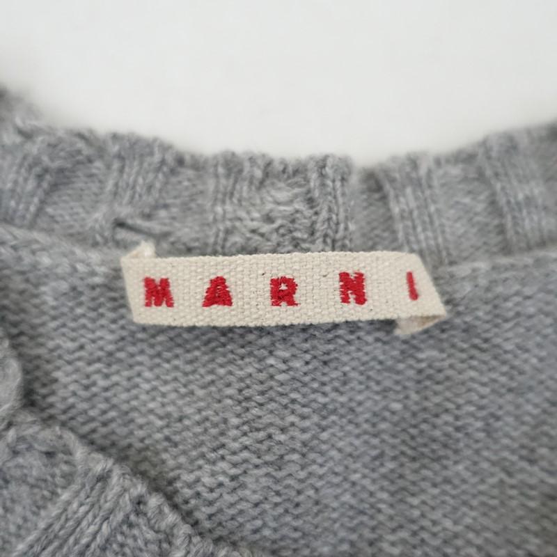 マルニ MARNI *kids&junior ワンポイントブランドロゴニットセーター