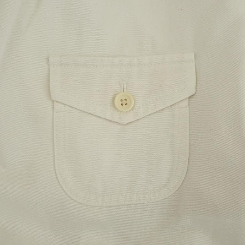 ゴーシュ *カツラギワイドパンツ*2オフホワイトウエストゴムイージー