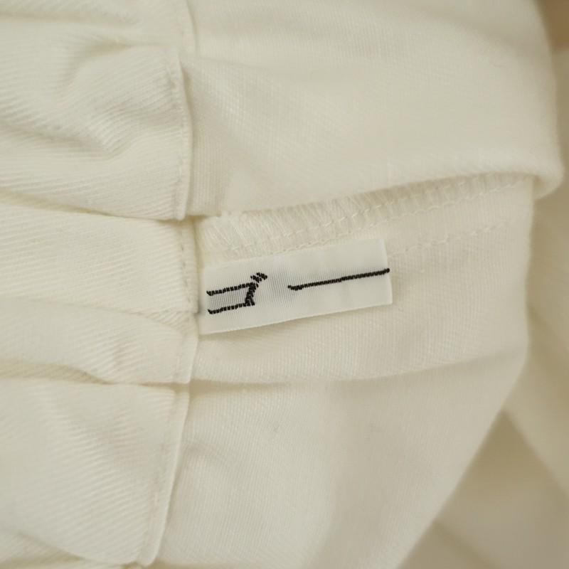 ゴーシュ *カツラギワイドパンツ*2オフホワイトウエストゴムイージー