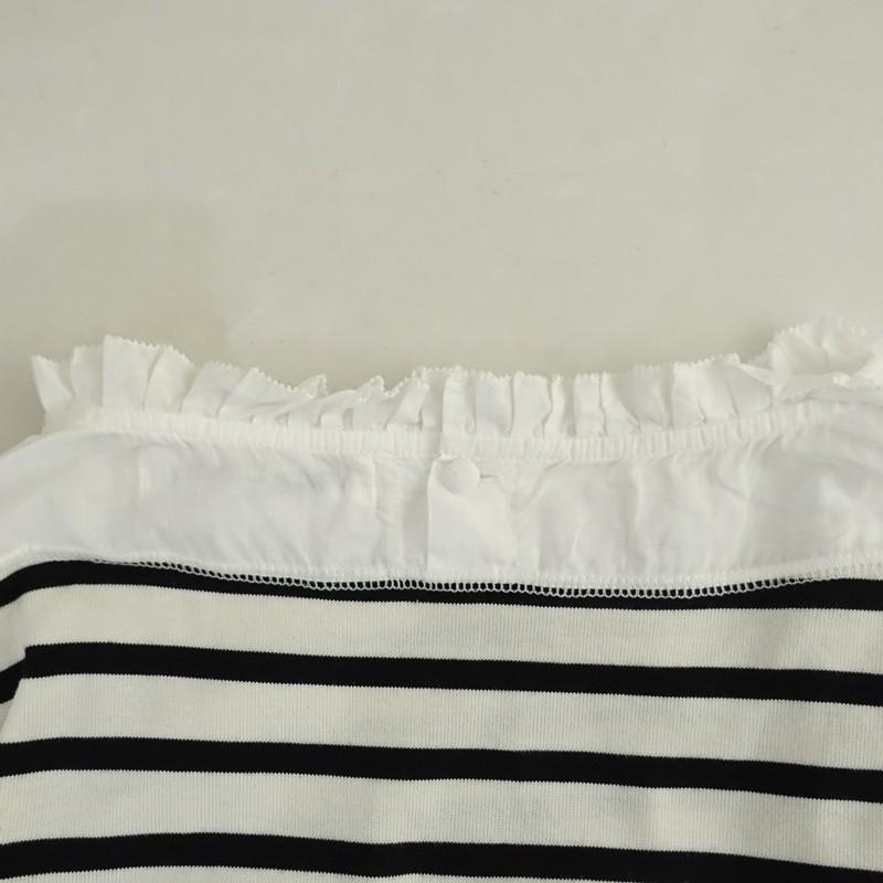 Porter des boutons（ポルテデブトン） *スタンドフリル切替ボーダー