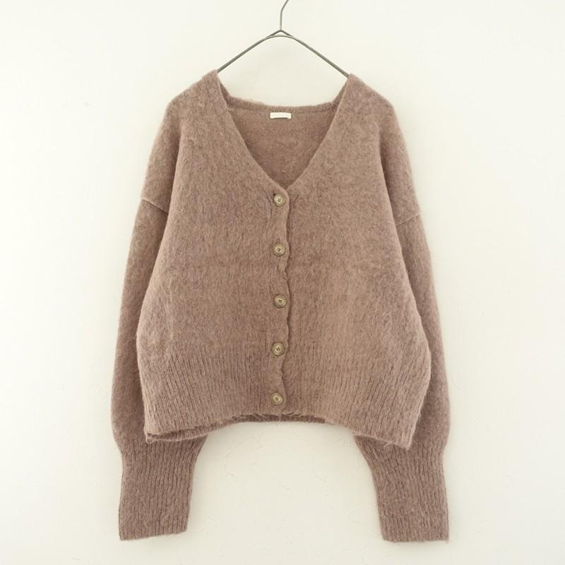 comm.arch. コムアーチ　モヘア　アルパカ　ニット　ピンクベージュ系 comm.arch. コムアーチ モヘア アルパカ ニット ピンクベージュ系