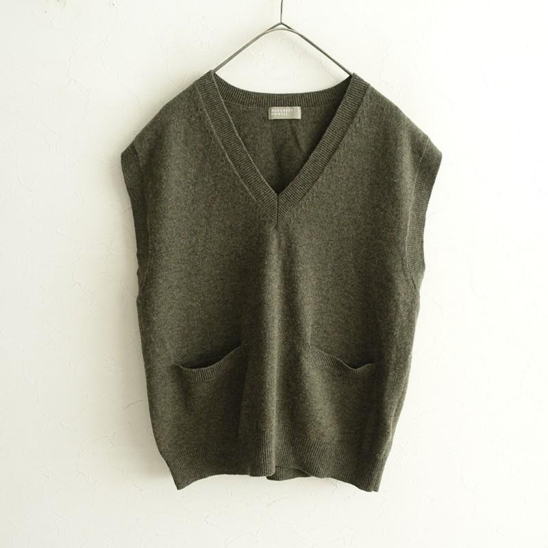 MARGARET HOWELL（マーガレットハウエル） *ウールカシミヤVネック