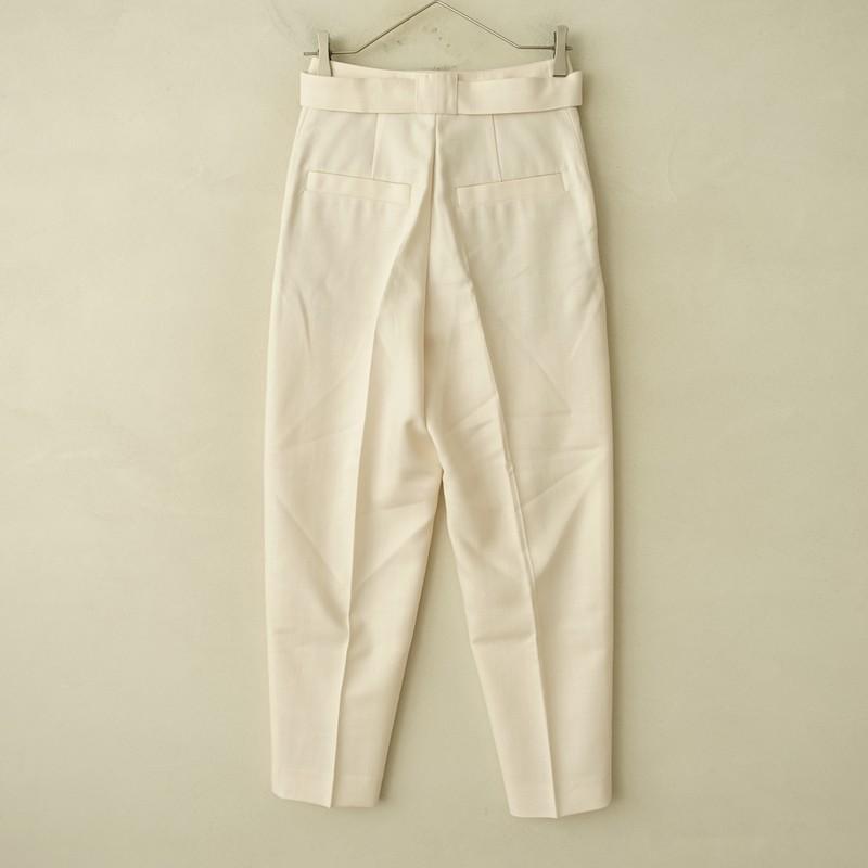 LOHEN ローヘン　バレルパンツ　36 美品/定価2.6万】ローヘン LOHEN *バレルパンツ*36エクリュテーパード