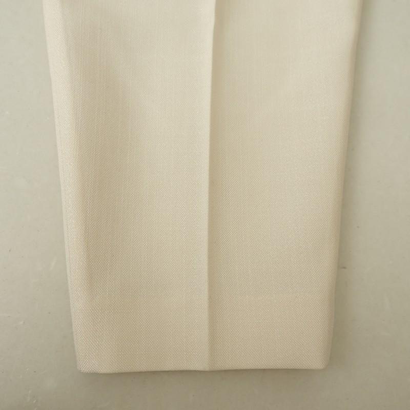 美品/定価2.6万】ローヘン LOHEN *バレルパンツ*36エクリュテーパード