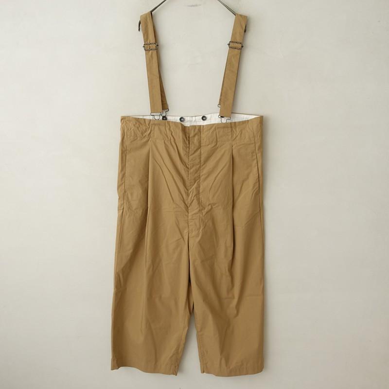 FIRMUM サロペット XS FIRMUM フィルマム *サロペット*XSベージュサスペンダーワイドオーバー