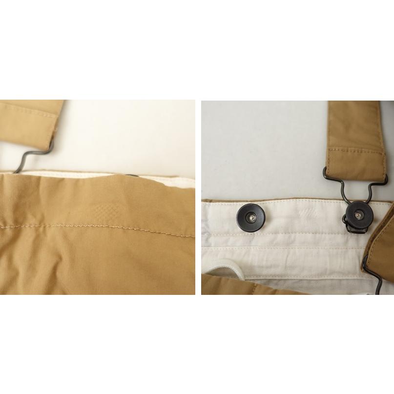 FIRMUM サロペット XS FIRMUM フィルマム *サロペット*XSベージュサスペンダーワイドオーバー