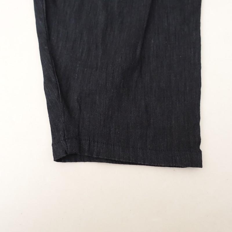 パドカレ✽テーパードパンツ 先行予約》綿麻デニムDRY WASH テーパードパンツ | pas de calais