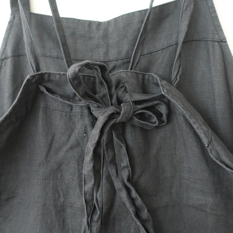 かぐれ 【定価1.8万】かぐれ kagure *リネンサロペット*F黒ブラック