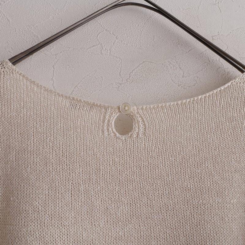 MARGARET HOWELL（マーガレットハウエル） *リネンウールニットプル