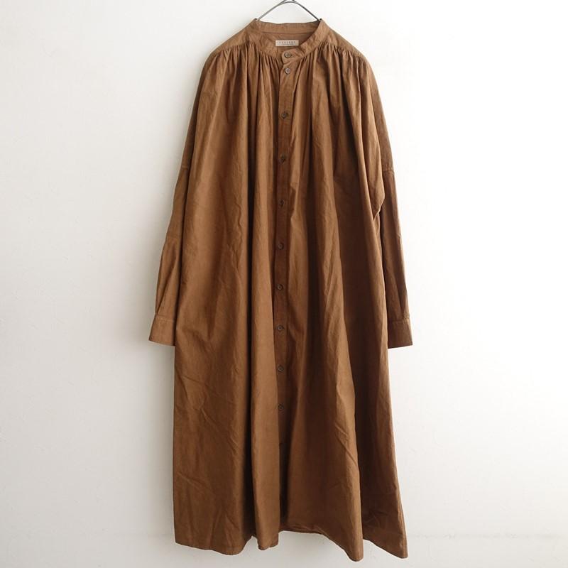 定価3.5万】ファクトリー FACTORY *綿近江晒ギャザーロングブラウス