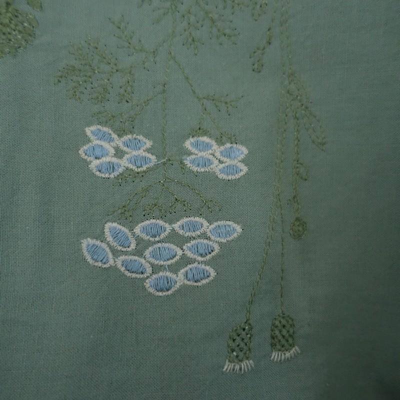 Fillil（フィリル） *コットン刺繍パフスリーブティアードワンピース