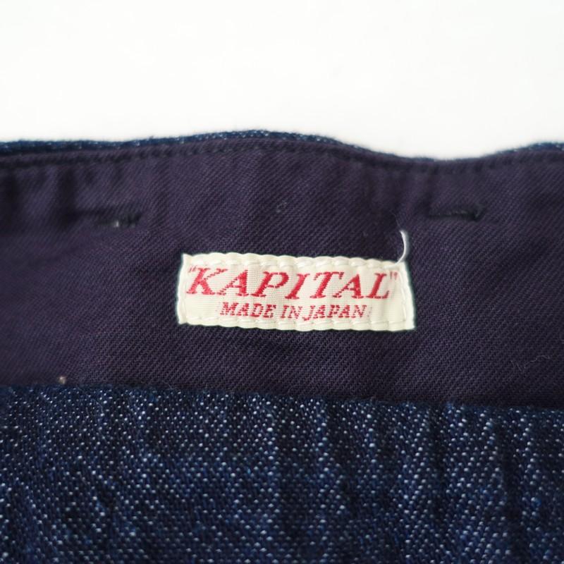 KAPITAL 花柄 サルエル パンツ デニム キャピタル 総柄 KAPITAL｜デニムサルエルヌーベルパンツ(EK-1491LP) - SPACE MOO