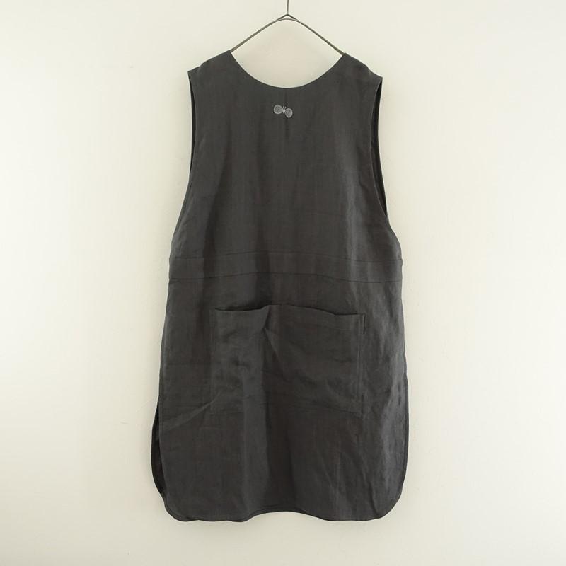 ミナペルホネン　リネンエプロン　choucho mina perhonen（ミナペルホネン） 【定価1.8万】ミナペルホネン