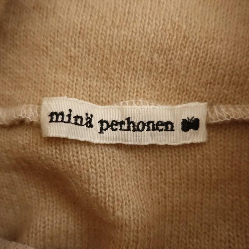 mina perhonen（ミナペルホネン） *sand hill キャメルニット